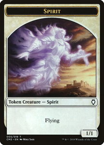 Spirit Token - Commander Anthology Volume II (CM2) #5 - Token Magic: The Gathering Trading Card