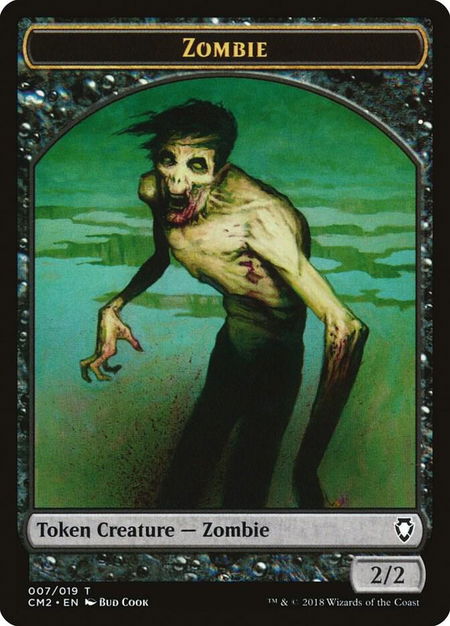 Zombie Token - Commander Anthology Volume II Magic: The Gathering trading card