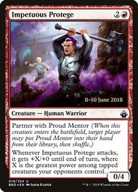 Impetuous Protege - Launch Party & Release Event Promos (LARP) #19s - Uncommon Magic: The Gathering Trading Card