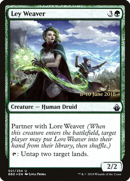 Ley Weaver - Launch Party & Release Event Promos Magic: The Gathering trading card