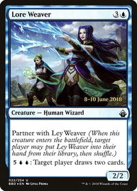 Lore Weaver - Launch Party & Release Event Promos (LARP) #22s - Uncommon Magic: The Gathering Trading Card