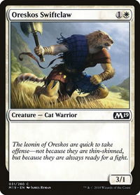 Oreskos Swiftclaw - Core Set 2019 (M19) #31 - Common Magic: The Gathering Trading Card
