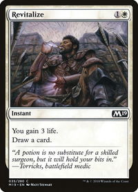 Revitalize - Core Set 2019 (M19) #35 - Common Magic: The Gathering Trading Card