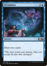 Divination - Core Set 2019 (M19) #51 - Common Magic: The Gathering Trading Card