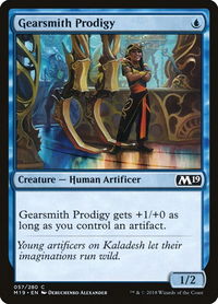 Gearsmith Prodigy - Core Set 2019 (M19) #57 - Common Magic: The Gathering Trading Card