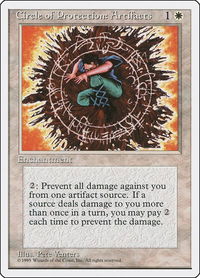 Circle of Protection: Artifacts - Fourth Edition (4ED) #13 - Uncommon Magic: The Gathering Trading Card