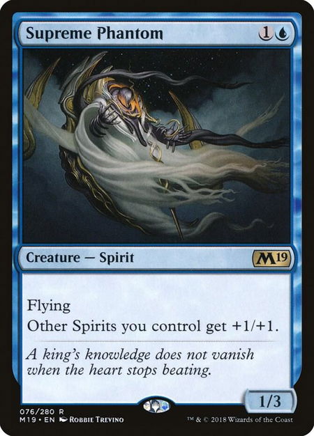 Supreme Phantom - Core Set 2019 Magic: The Gathering trading card