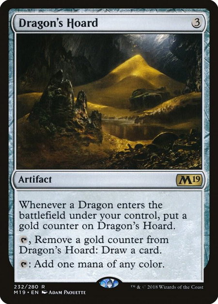 Dragon's Hoard - Core Set 2019 Magic: The Gathering trading card