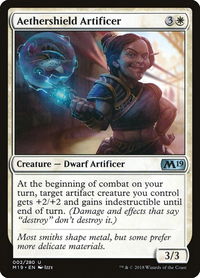 Aethershield Artificer - Core Set 2019 (M19) #2 - Uncommon Magic: The Gathering Trading Card
