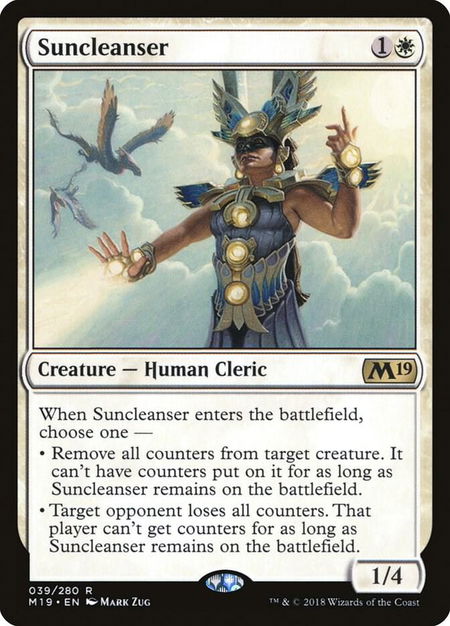 Suncleanser - Core Set 2019 Magic: The Gathering trading card