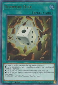 Summon Dice - Battles of Legend: Relentless Revenge (BLRR) #BLRR-EN002 - Ultra Rare YuGiOh Trading Card