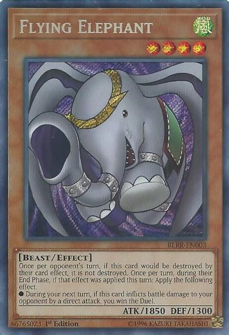 Flying Elephant - Battles of Legend: Relentless Revenge YuGiOh trading card