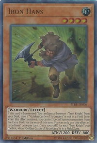 Iron Hans - Battles of Legend: Relentless Revenge (BLRR) #BLRR-EN006 - Ultra Rare YuGiOh Trading Card