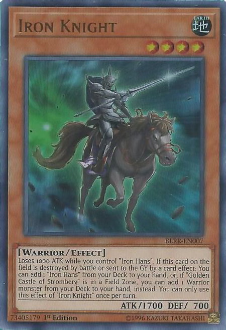 Iron Knight - Battles of Legend: Relentless Revenge YuGiOh trading card