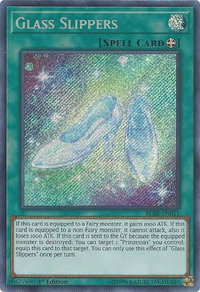 Glass Slippers - Battles of Legend: Relentless Revenge (BLRR) #BLRR-EN011 - Secret Rare YuGiOh Trading Card