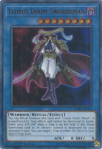 Litmus Doom Swordsman - Battles of Legend: Relentless Revenge (BLRR) #BLRR-EN013 - Ultra Rare YuGiOh Trading Card