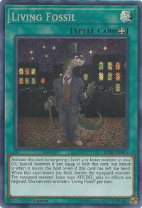 Living Fossil - Battles of Legend: Relentless Revenge (BLRR) #BLRR-EN015 - Secret Rare YuGiOh Trading Card