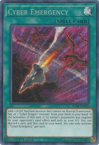 Cyber Emergency - Battles of Legend: Relentless Revenge (BLRR) #BLRR-EN016 - Secret Rare YuGiOh Trading Card