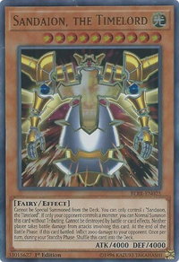 Sandaion, the Timelord - Battles of Legend: Relentless Revenge (BLRR) #BLRR-EN025 - Ultra Rare YuGiOh Trading Card