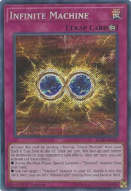 Infinite Machine - Battles of Legend: Relentless Revenge YuGiOh trading card