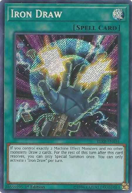 Iron Draw - Battles of Legend: Relentless Revenge YuGiOh trading card