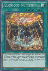 Glorious Numbers - Battles of Legend: Relentless Revenge (BLRR) #BLRR-EN035 - Secret Rare YuGiOh Trading Card