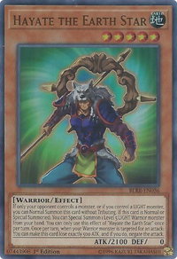 Hayate the Earth Star - Battles of Legend: Relentless Revenge (BLRR) #BLRR-EN036 - Ultra Rare YuGiOh Trading Card