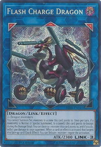 Flash Charge Dragon - Battles of Legend: Relentless Revenge (BLRR) #BLRR-EN045 - Secret Rare YuGiOh Trading Card