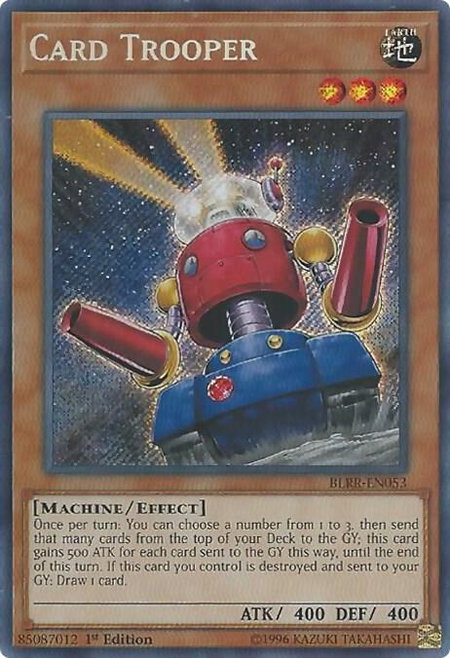 Card Trooper trading card from Battles of Legend: Relentless Revenge Card Trooper - Battles of Legend: Relentless Revenge YuGiOh trading card