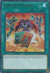 Convert Contact - Battles of Legend: Relentless Revenge (BLRR) #BLRR-EN055 - Ultra Rare YuGiOh Trading Card