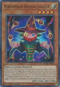 Performage Damage Juggler - Battles of Legend: Relentless Revenge (BLRR) #BLRR-EN059 - Ultra Rare YuGiOh Trading Card