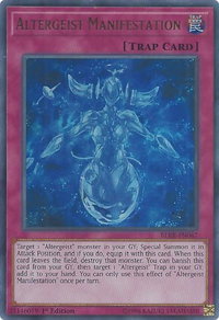 Altergeist Manifestation - Battles of Legend: Relentless Revenge (BLRR) #BLRR-EN067 - Ultra Rare YuGiOh Trading Card