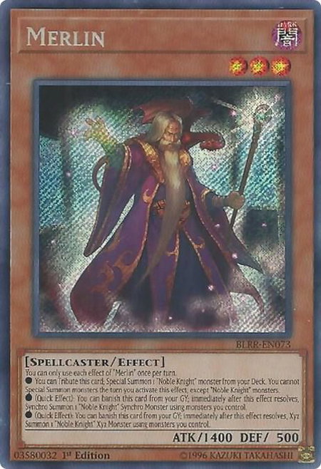 Merlin - Battles of Legend: Relentless Revenge YuGiOh trading card