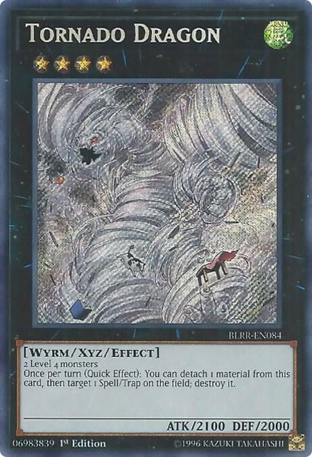 Tornado Dragon trading card from Battles of Legend: Relentless Revenge Tornado Dragon - Battles of Legend: Relentless Revenge YuGiOh trading card