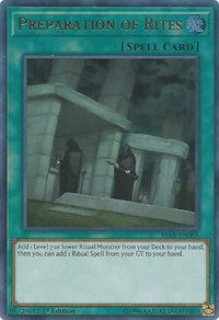 Preparation of Rites - Battles of Legend: Relentless Revenge (BLRR) #BLRR-EN088 - Ultra Rare YuGiOh Trading Card
