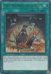 Pre-Preparation of Rites - Battles of Legend: Relentless Revenge (BLRR) #BLRR-EN090 - Ultra Rare YuGiOh Trading Card