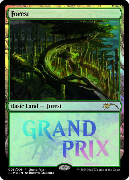 Forest - Grand Prix Promos Magic: The Gathering trading card