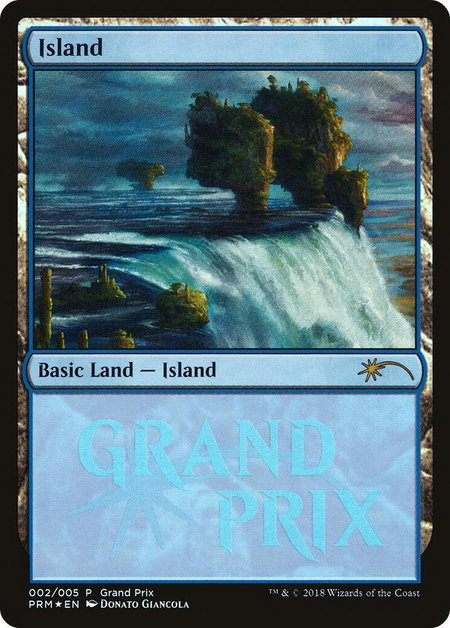 Island - Grand Prix Promos Magic: The Gathering trading card
