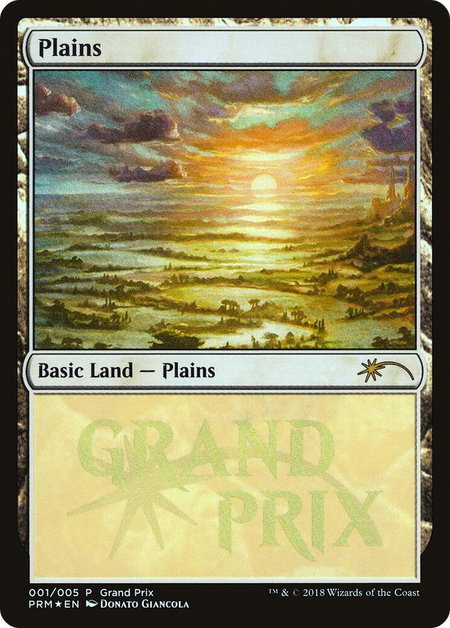 Plains trading card from Grand Prix Promos Plains - Grand Prix Promos Magic: The Gathering trading card