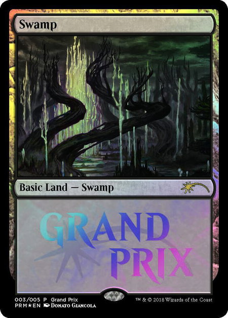 Swamp trading card from Grand Prix Promos Swamp - Grand Prix Promos Magic: The Gathering trading card