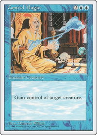 Control Magic - Fourth Edition (4ED) #64 - Uncommon Magic: The Gathering Trading Card
