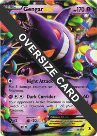 Gengar EX - 34/119 - Jumbo Cards (PR) #034/119 - Promo Pokémon Trading Card