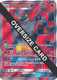 Incineroar GX - SM38 (SM Black Star Promo) - Jumbo Cards (PR) #SM38 - Promo Pokémon Trading Card