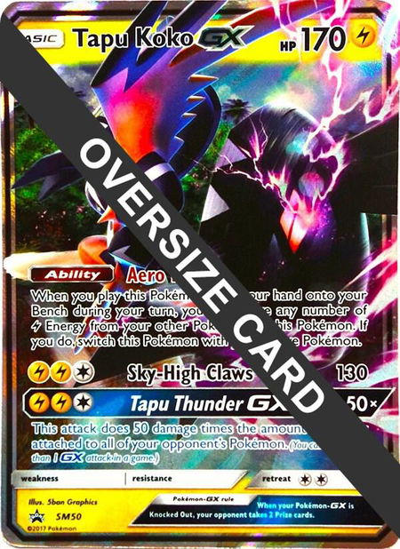 Tapu Koko GX - SM50 - Jumbo Cards Pokémon trading card