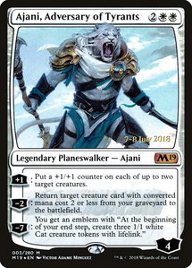 Ajani, Adversary of Tyrants - Prerelease Cards (PRE) #3s - Mythic Rare Magic: The Gathering Trading Card