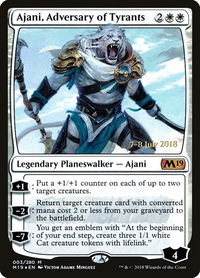 Ajani, Adversary of Tyrants - Prerelease Cards (PRE) #3s - Mythic Magic: The Gathering Trading Card