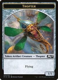 Thopter Token - Core Set 2019 (M19) #14 - Token Magic: The Gathering Trading Card