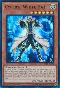 Cyberse White Hat - Starter Deck: Codebreaker (YS18) #YS18-EN004 - Ultra Rare YuGiOh Trading Card