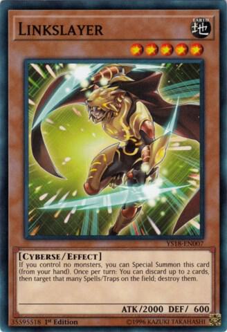 Linkslayer trading card from Starter Deck: Codebreaker Linkslayer - Starter Deck: Codebreaker YuGiOh trading card