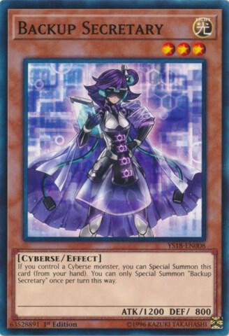Backup Secretary - Starter Deck: Codebreaker YuGiOh trading card